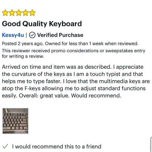 Insignia Full-size Wired USB Keyboard - Black - Picture 8 of 8